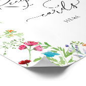 Poster Fête des mariées fleur sauvage laisser Recette Car (Coin)