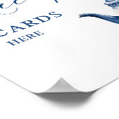 Poster Fête des mariées Floral Blue Tea Party Recettes Ca (Coin)