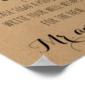 Poster Fête des mariées Jeux et activités (Coin)