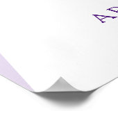 Poster Fête des mariées mariage (Coin)