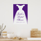 Poster Fête des mariées mariage (Cuisine)