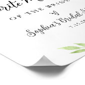 Poster FÊTE DES MARIÉES mémoire préférée DEVON (Coin)