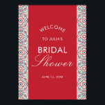 Poster Fête des mariées métallique en cuivre étincelante<br><div class="desc">Belle Invitation à célébrer des occasions spéciales et des festivals vient avec digital et E-invitation selon votre demande. Nous aimerions reproduire nos conceptions pour fabriquer plusieurs produits comme des cartes rsvp, des enveloppes étiquettes, et plus encore. La personnalisation est disponible pour imprimer sur demande à l'adresse info@shamaurcreatif@gmail.com ATTENDEZ AVEC IMPATIENCE...</div>