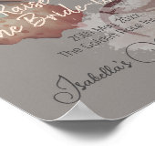 Poster Fête des mariées papillon Mimosa Bar Tabletop (Coin)