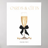 Poster Fête des mariées Pearls & Prosecco - Symbole des f (Devant)