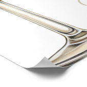 Poster Fête des mariées Perles et poursuites Bienvenue (Coin)