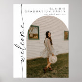 Poster FÊTE DES MARIÉES photo BLAIR Boho Arch Bienvenue (Devant)