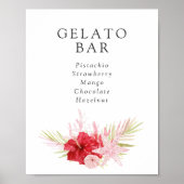 Poster Fête des mariées Pink Tropical Sea Shell télécharg (Devant)