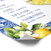 Poster Fête des mariées principale Squeeze Lemons Spritz  (Coin)