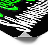 Poster Fête des Maths Professeur Pi Day St Patrick's Day  (Coin)