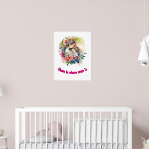 Poster Fête des mères
