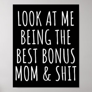 Poster Fête des mères bonus de la belle-mère par la belle