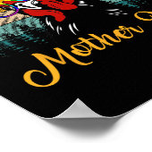Poster Fête des mères de la mère Hen Chicken (Coin)