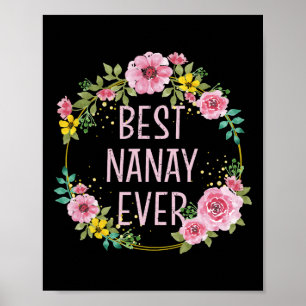 Poster Fête des mères Floral Meilleur Nanay Jamais Filipi