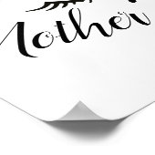 Poster Fête des mères Frappe Roe / Wade Droits des femmes (Coin)