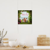Poster fête des mères heureuse (Cuisine)