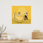 Poster Fête des morts (Cuisine)