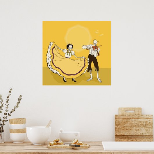 Poster Fête des morts (Cuisine)