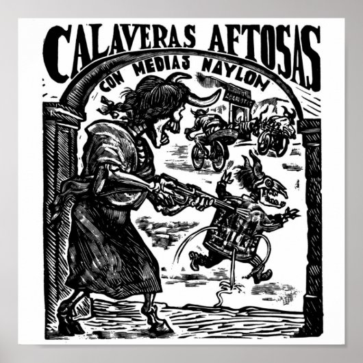 Poster Fête des Morts, Mexique. Vers 1947. (Devant)