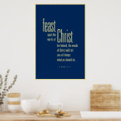 Poster Fête des paroles du Christ (LDS) (Cuisine)