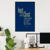 Poster Fête des paroles du Christ (LDS) (Bureau à domicile)