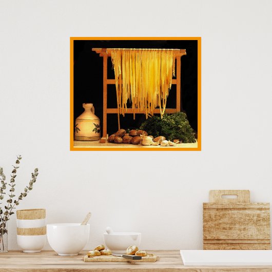 Poster Fête des pâtes (Cuisine)