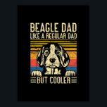 Poster Fête des pères | Beagle Chien Papa<br><div class="desc">Fête des pères | Beagle Chien Papa</div>