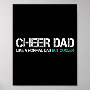Poster Fête des pères Cheval Papa Mari Pom-pom girl père