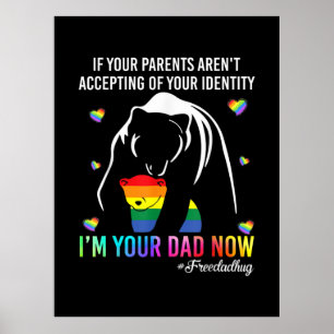 Poster Fête des Pères   Je suis maintenant ton papa
