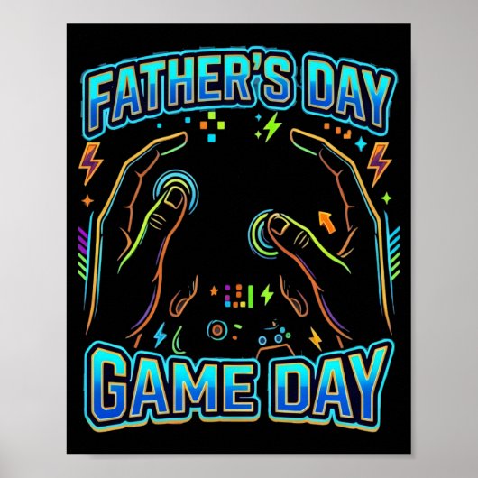 Poster Fête des Pères, jour de match (Devant)
