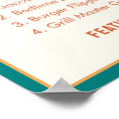 Poster Fête des pères rétro "Papa's Greatest Hits" Person (Coin)