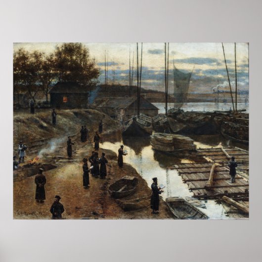 Poster Fête des trompettes d'Aleksander Gierymski | polon (Devant)