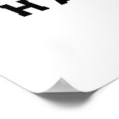 Poster Fête d'études de droit personnalisées (Coin)