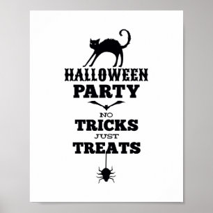 Poster Fête d'Halloween