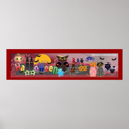 Poster Fête d'Halloween (Devant)