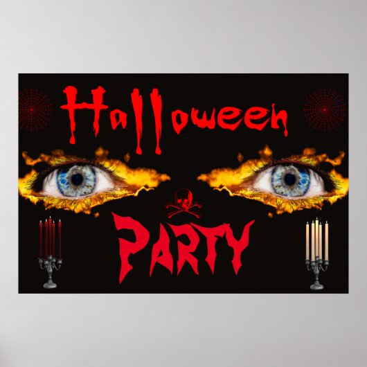 Poster Fête d'Halloween (Devant)