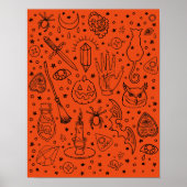 Poster Fête d'Halloween (Devant)