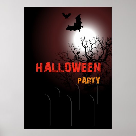 Poster Fête d'Halloween (Devant)