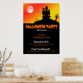Poster Fête d'Halloween (Cuisine)
