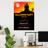 Poster Fête d'Halloween (Bureau à domicile)