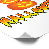 Poster Fête d'Halloween, Halloween Citrouilles (Coin)