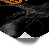 Poster Fête d'Halloween Witchy (Coin)