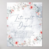 Poster Fête d'hiver Late night couches jeu (Devant)