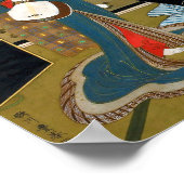 Poster Fête d'hiver par Utagawa Toyoharu woblock japan (Coin)