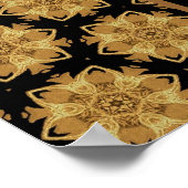 Poster Fête du 50e anniversaire sur mesure ou toute année (Coin)