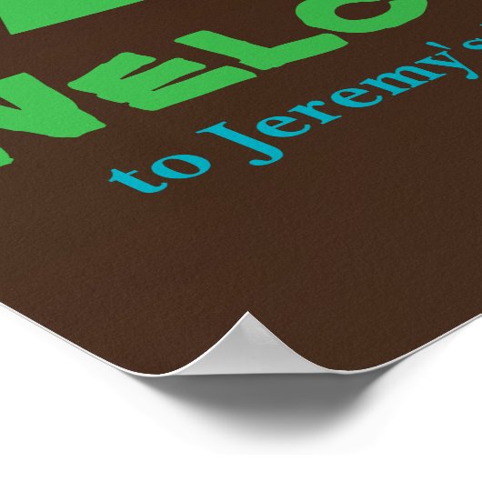 Poster Fête du camping (Coin)