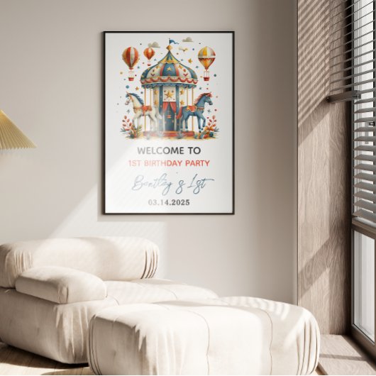 Poster Fête du Carnaval moderne de Mare Circus Premier an