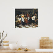 Poster Fête du Christ, 1664 Jan Steen (Cuisine)