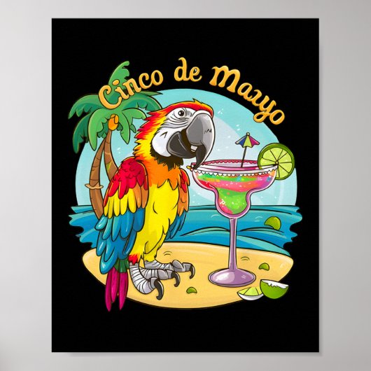 Poster Fête du Cinco De Mayo (Devant)