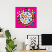 Poster Fête du costume de superhéros pour enfants (Bureau à domicile)